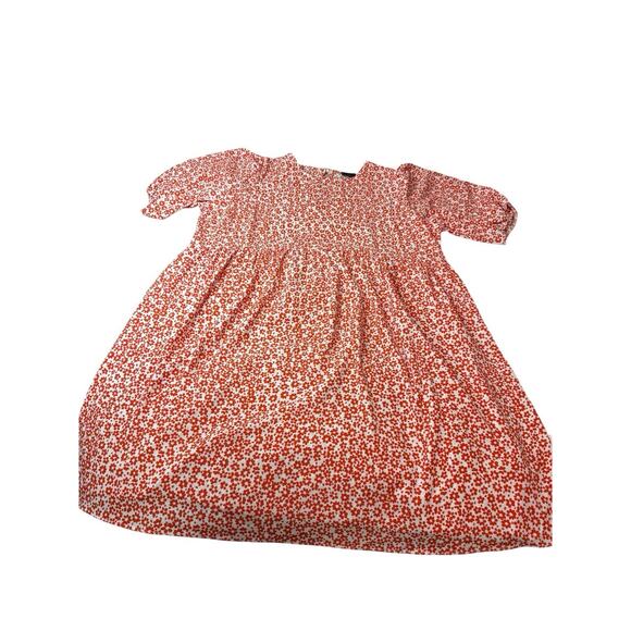 NWT Sz 14 Asos Maternity Dress Red Orange Floral Flowers Summer Spring Light - Picture 1 of 10